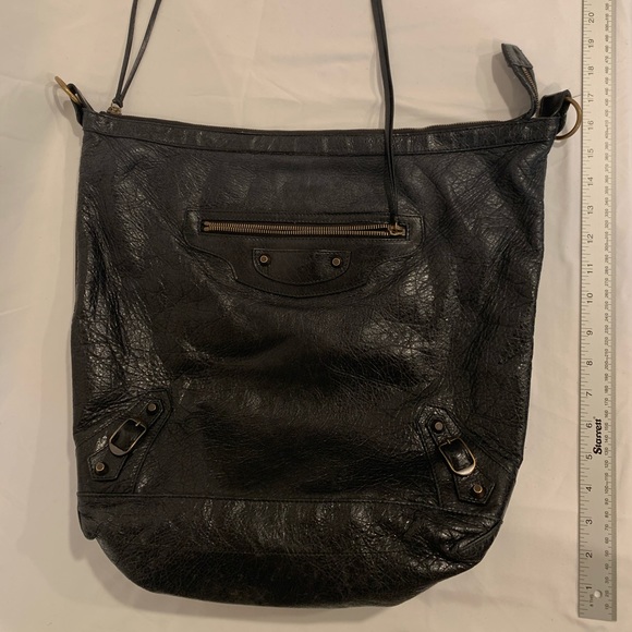 BALENCIAGA agneau city crossbody w removable strap - Picture 5 of 11